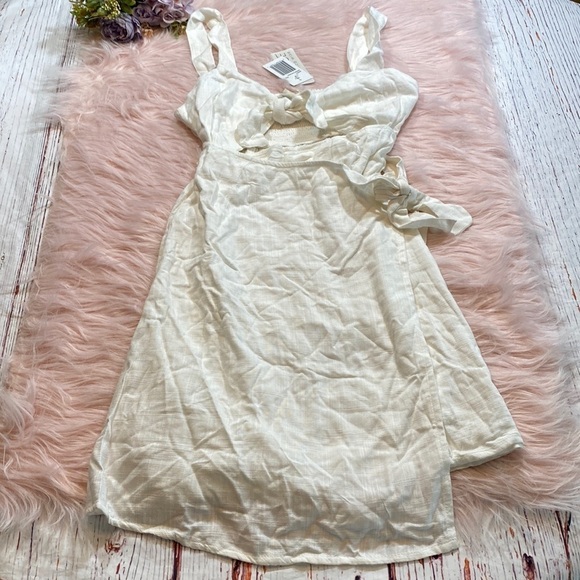 NWT L*Space Morning Star Coverup Dress in White sz S - Picture 2 of 14